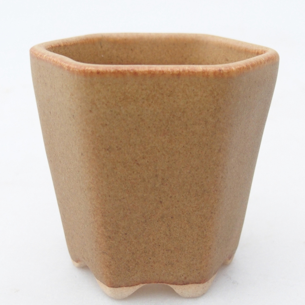Cuenco mini bonsái 5,5 x 5 x 5 cm, marrón