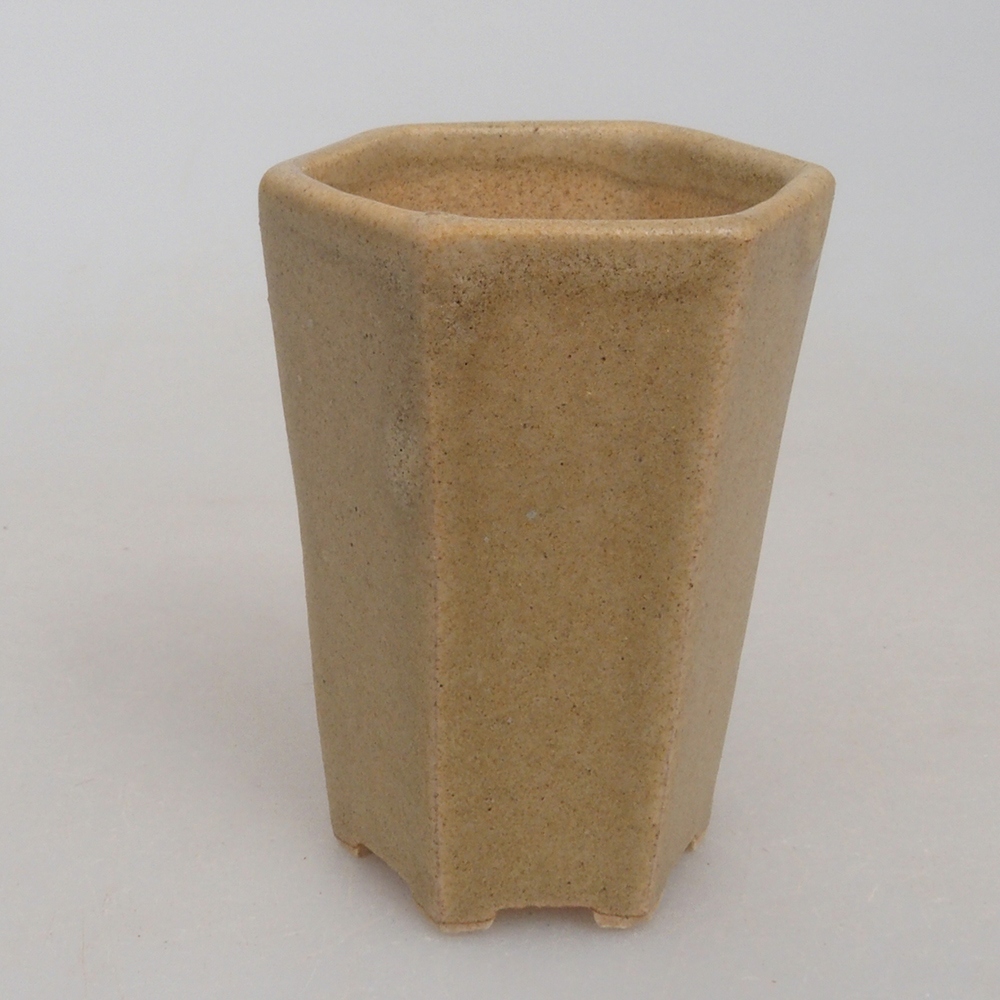 Cuenco mini bonsái 4 x 3,5 x 5,5 cm, marrón