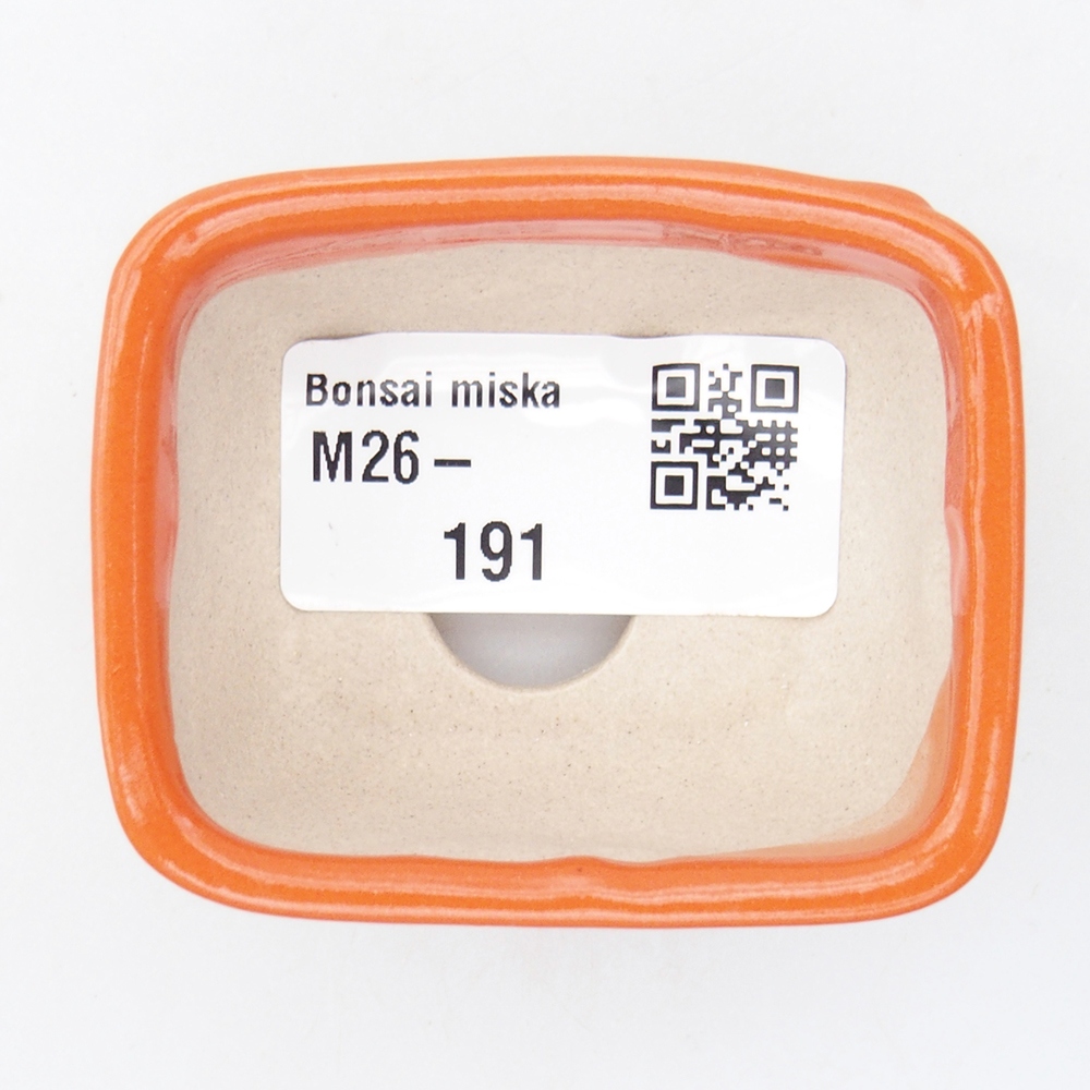 Cuenco mini bonsái 6 x 4,5 x 3 cm, naranja