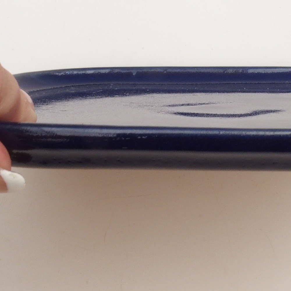 Cuenco de cerámica H36 - 17,5 x 15 x 1 cm - azul