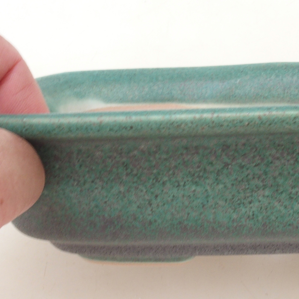 Cuenco bonsái H02 - 19 x 13 x 5 cm - verde