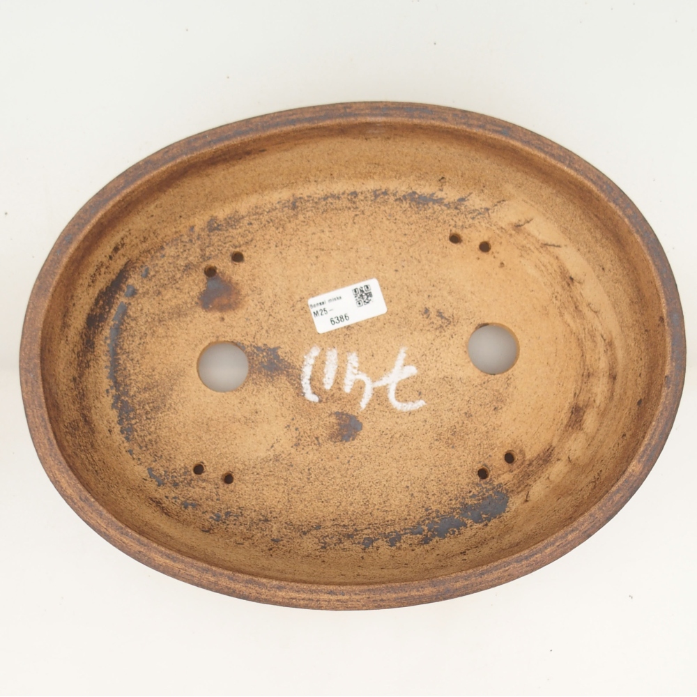 Cuenco para bonsái 32,5 x 25 x 8 cm , color marrón