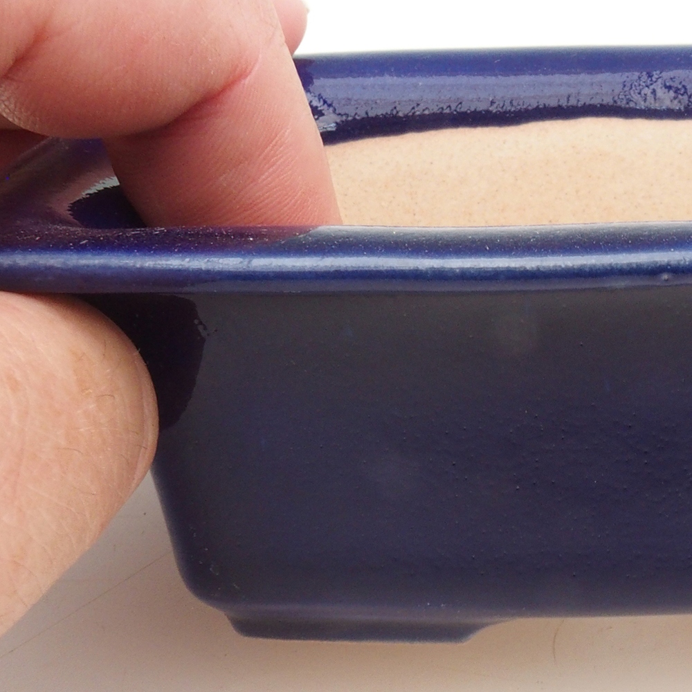 Cuenco bonsái H11 - 11,5 x 10 x 4 cm - azul