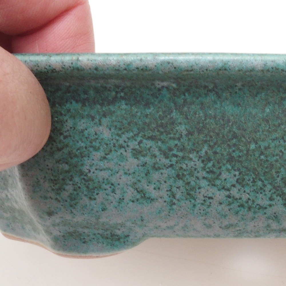 Cuenco bonsái H17 - 15 x 10 x 4 cm - verde