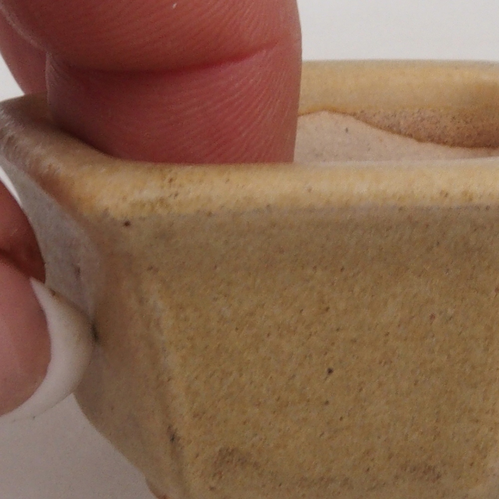 Cuenco mini bonsái 5 x 4,5 x 3 cm, marrón