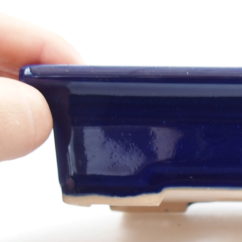 Cuenco bonsái de cerámica 22 x 17 x 5 cm, verde