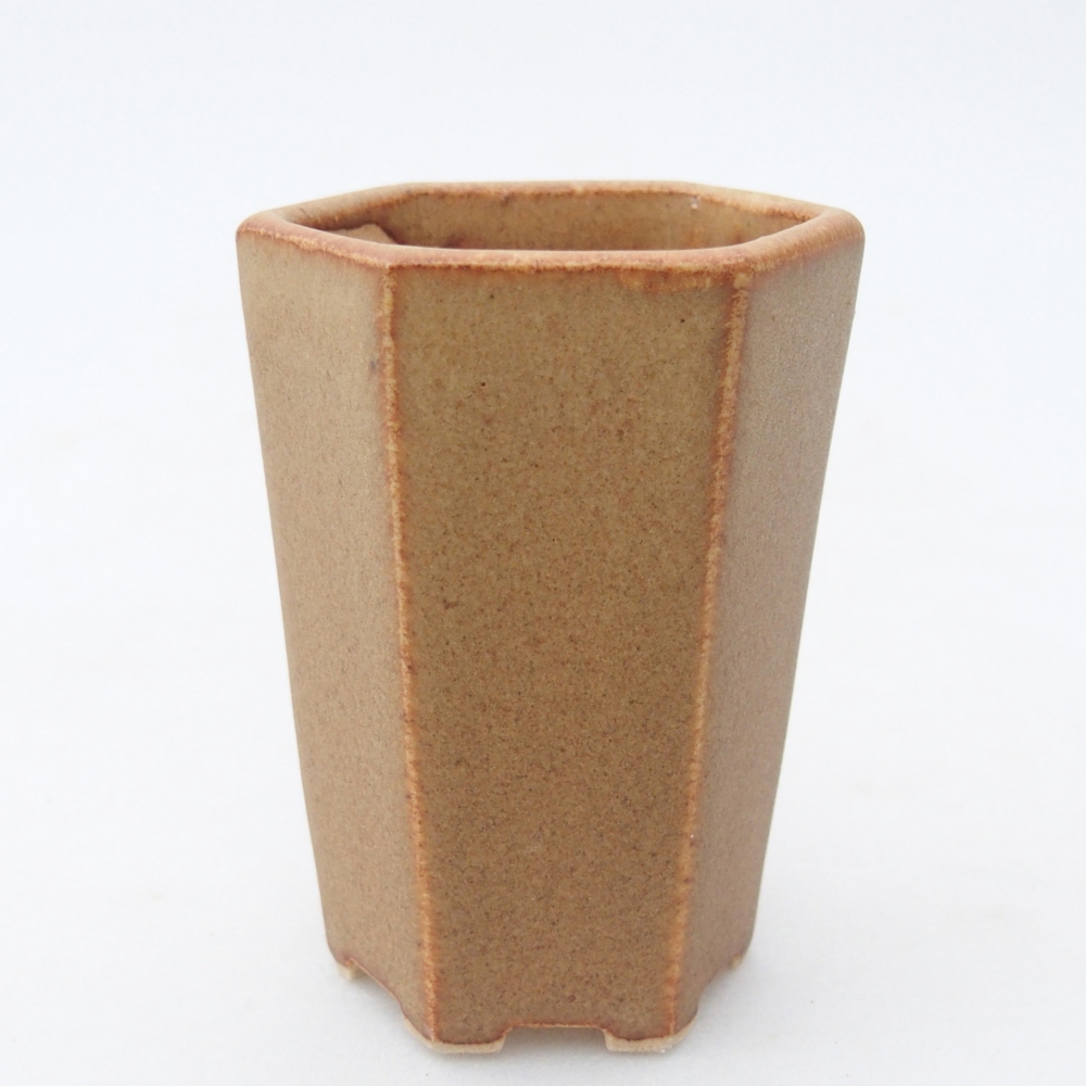 Cuenco mini bonsái 5 x 4,5 x 6,5 cm, marrón