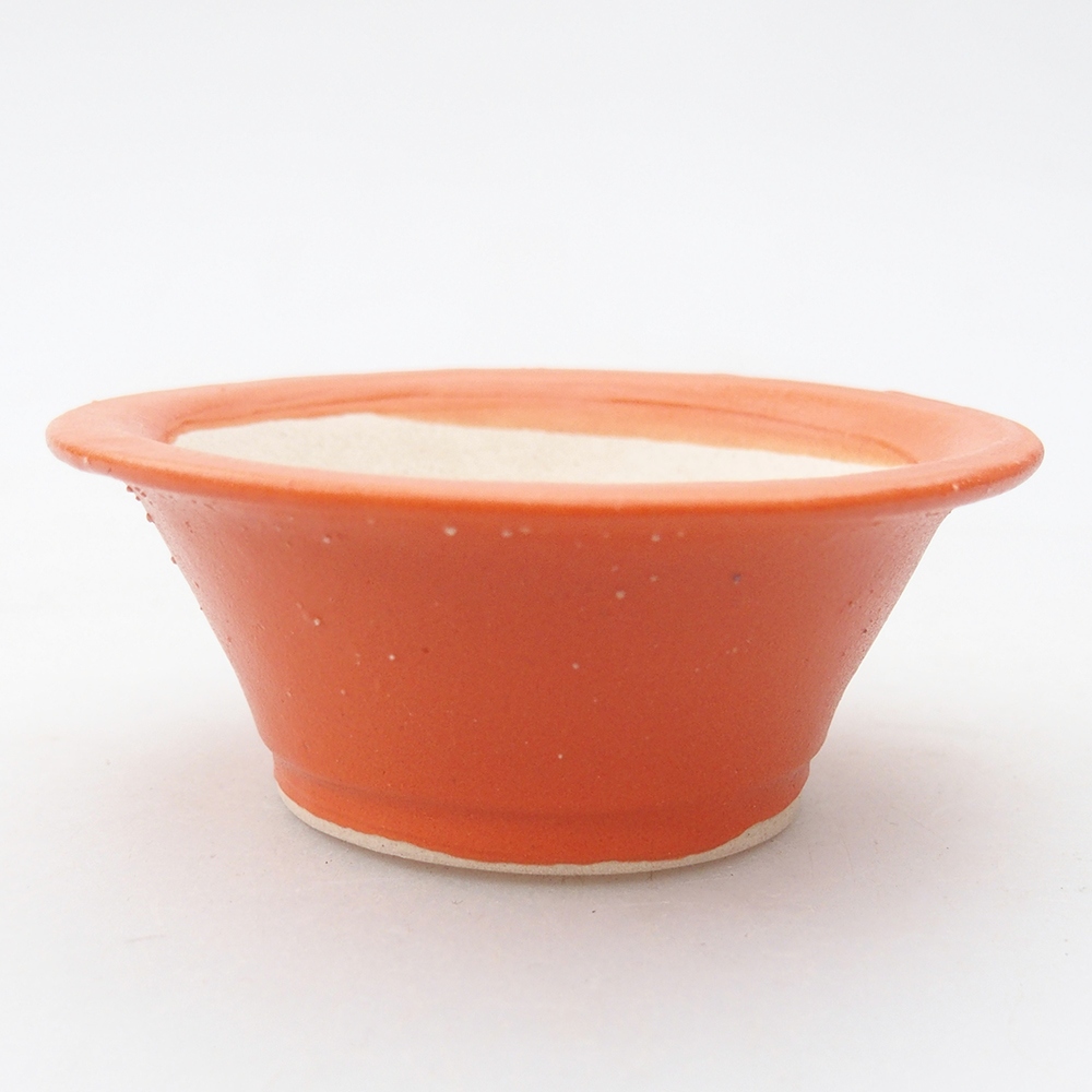 Mini cuenco bonsái 7,5 x 7,5 x 3 cm, naranja