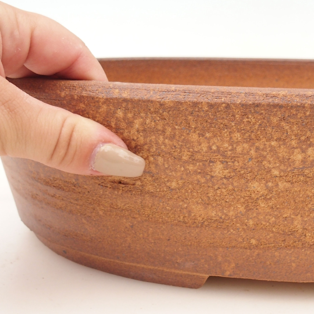 Cuenco bonsái 32 x 25 x 8,5 cm , color marrón