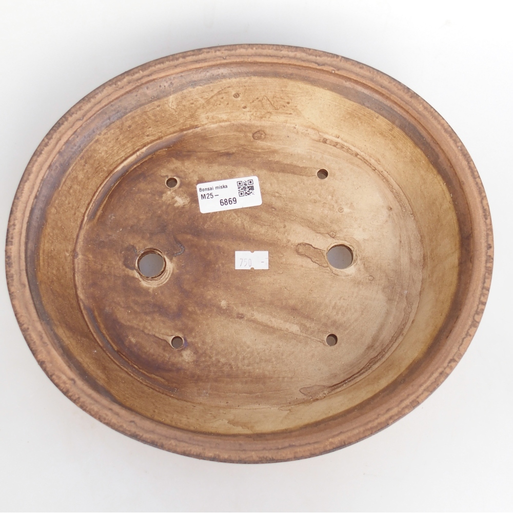 Cuenco bonsái de cerámica 28 x 25 x 6 cm, rosa