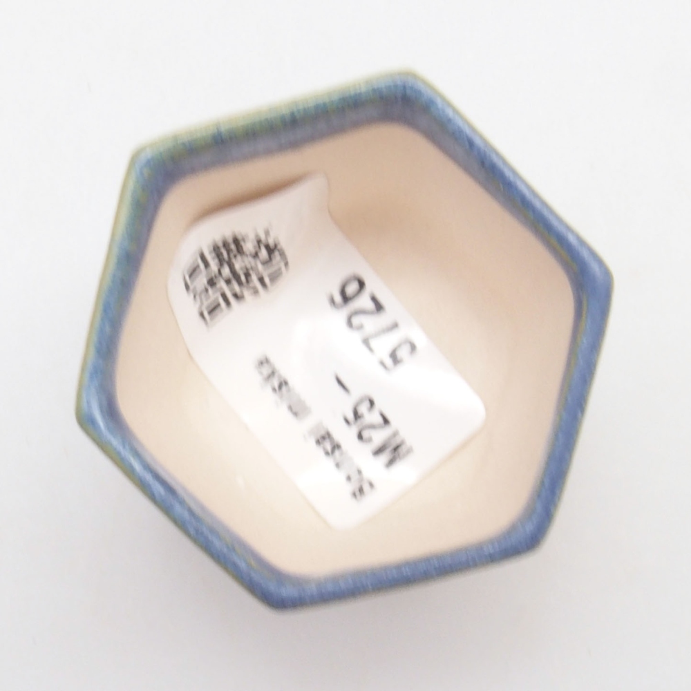 Cuenco mini bonsái 4,5 x 4 x 3,5 cm, color azul