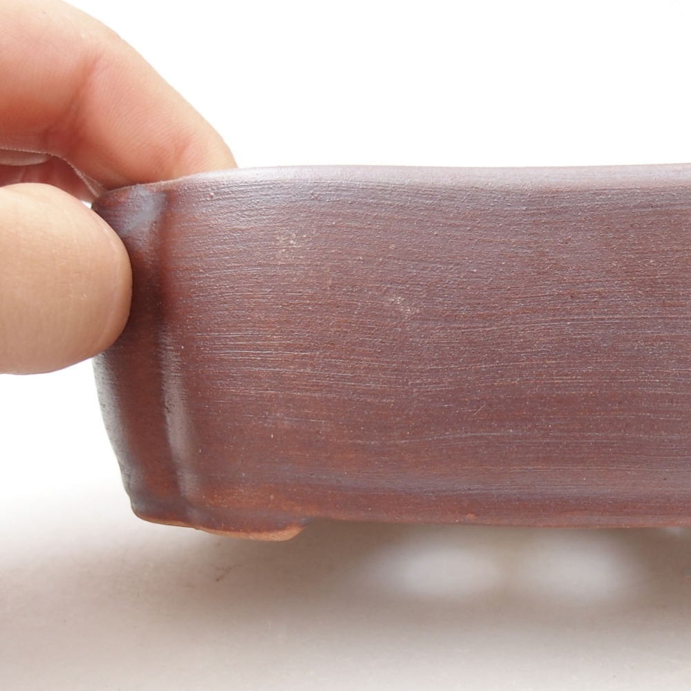 Cuenco bonsái de cerámica 22 x 17 x 5 cm, verde