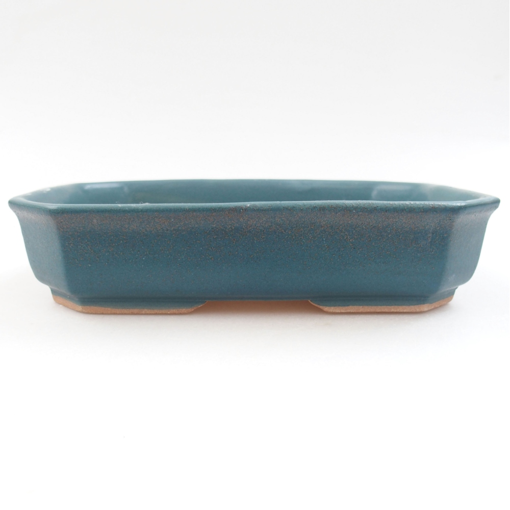 Cuenco bonsái de cerámica 22 x 17 x 5 cm, verde