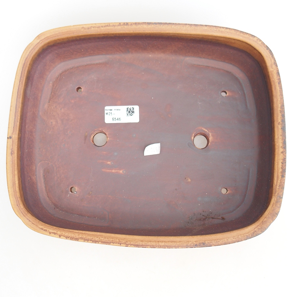 Cuenco bonsái de cerámica 29,5 x 24 x 7 cm, rosa