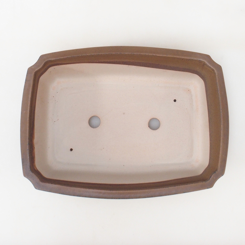 Cuenco bonsái H07 - 30 x 20,5 x 8 cm - marrón