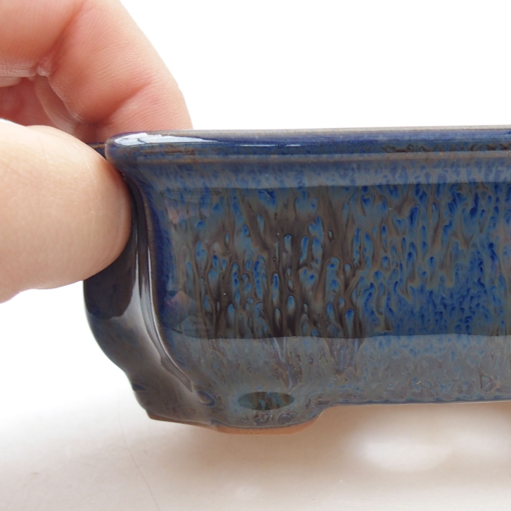 Cuenco bonsái de cerámica 22 x 17 x 5 cm, verde