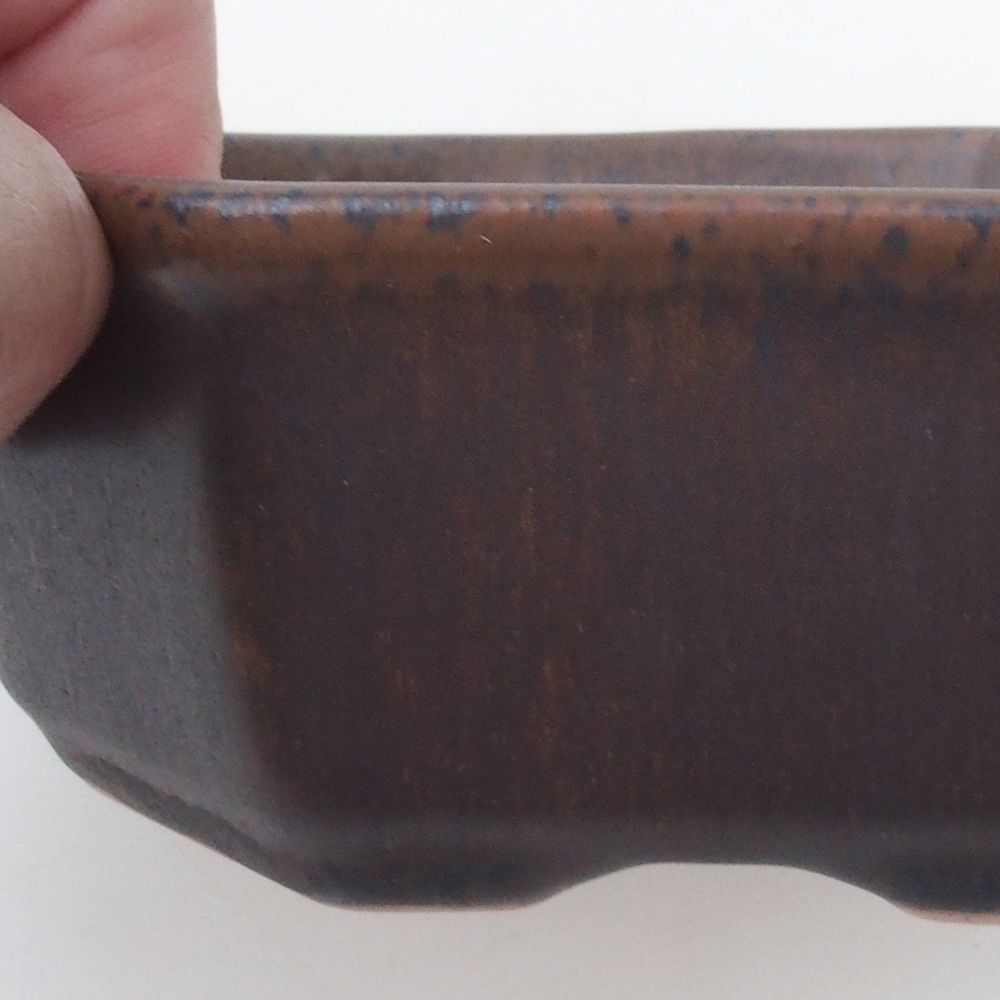 Cuenco bonsái H13 - 12,5 x 12,5 x 4,5 cm - azul