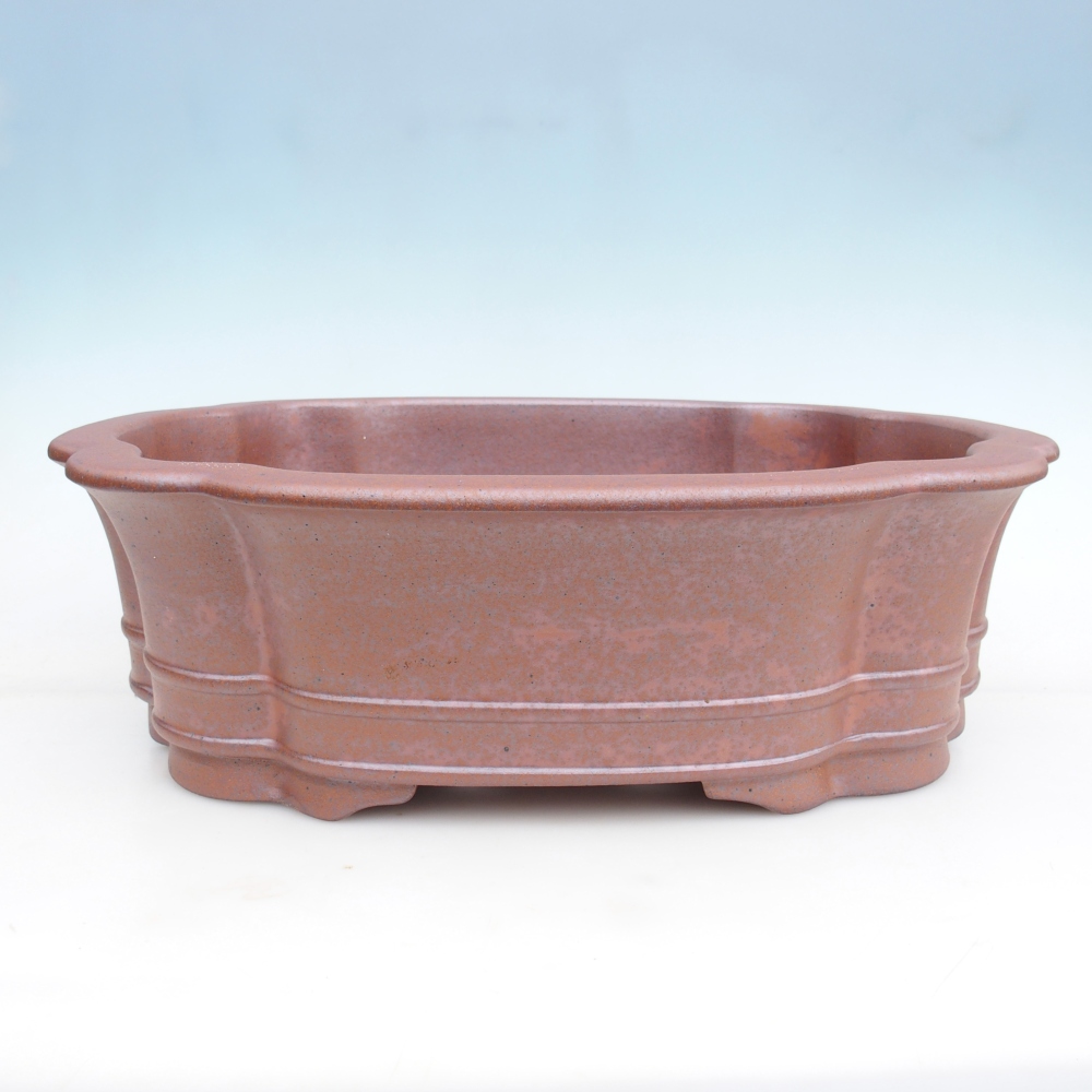 Cuenco bonsái de cerámica 51 x 44 x 15,5 cm , color metal - SOLO RECOGIDA PERSONAL o transporte en palet