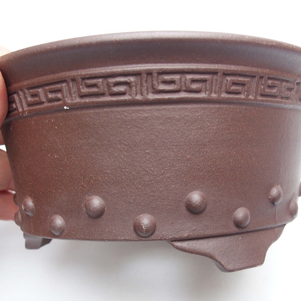 Bol 15 x 15 x 7 cm marrón