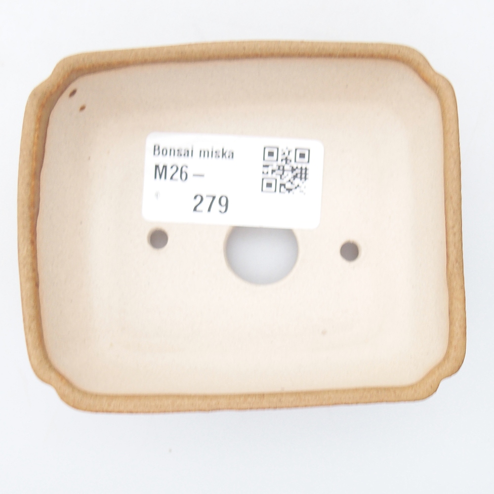 Cuenco mini bonsái 8,5 x 7,5 x 3 cm, marrón