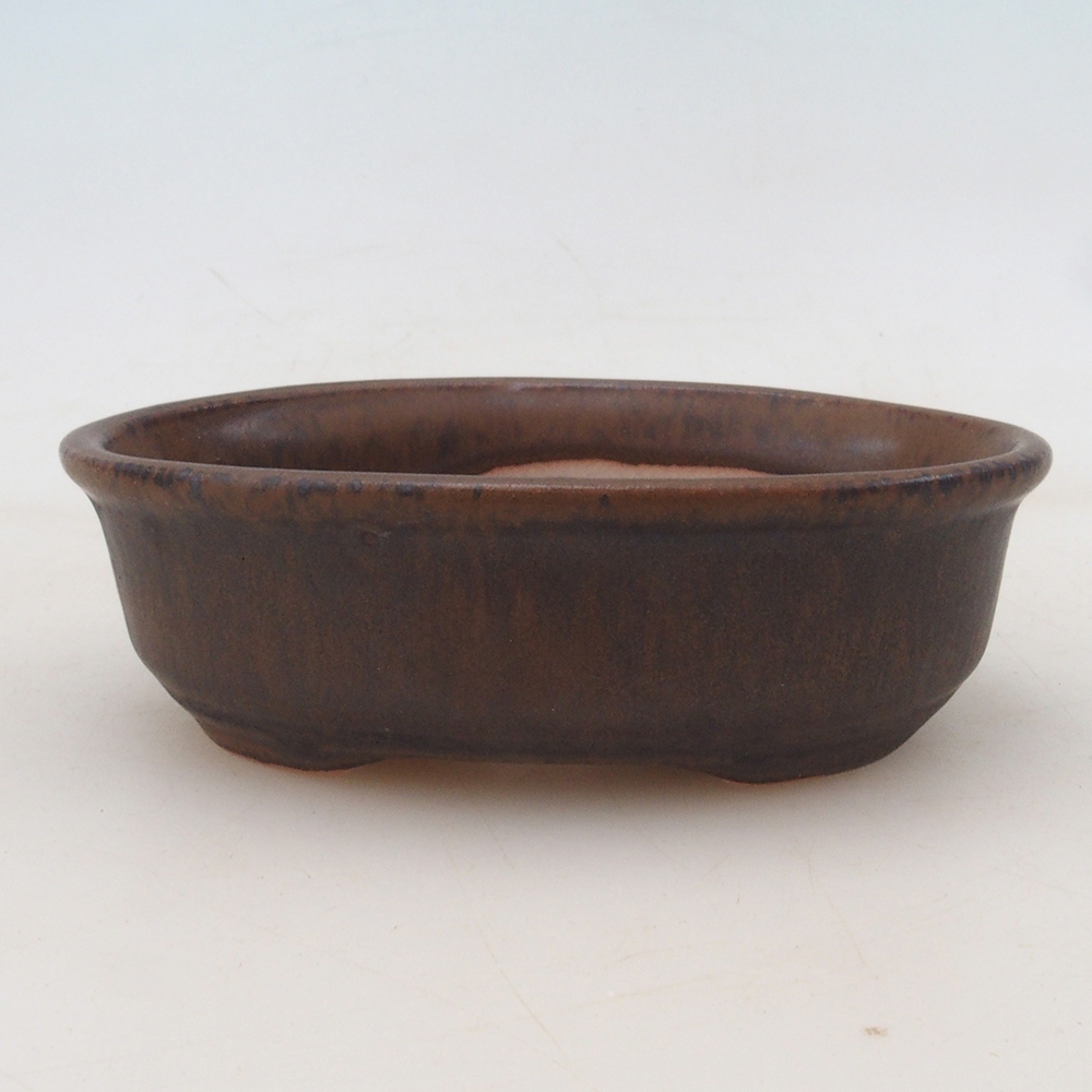 Cuenco bonsái H04 - 10,5 x 7,5 x 3 cm - marrón