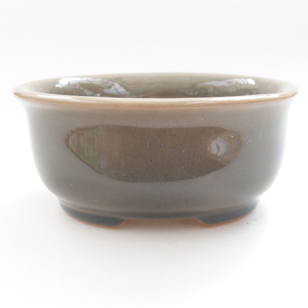 Cuenco bonsái de cerámica 22 x 17 x 5 cm, verde