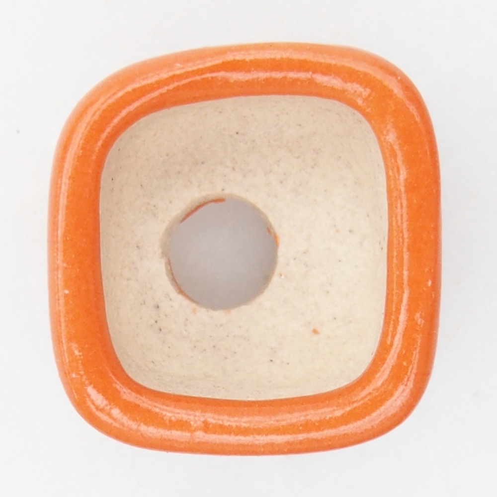 Mini cuenco bonsái 2 x 2 x 1,5 cm, naranja