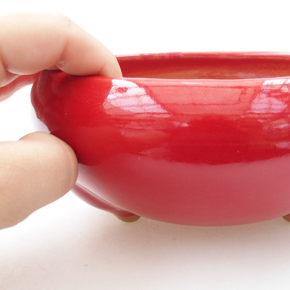 Cuenco bonsái de cerámica 22 x 17 x 5 cm, verde