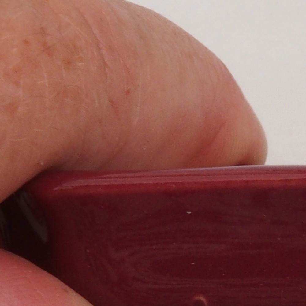 Cuenco mini bonsái 5,5 x 3,5 x 1,5 cm, burdeos