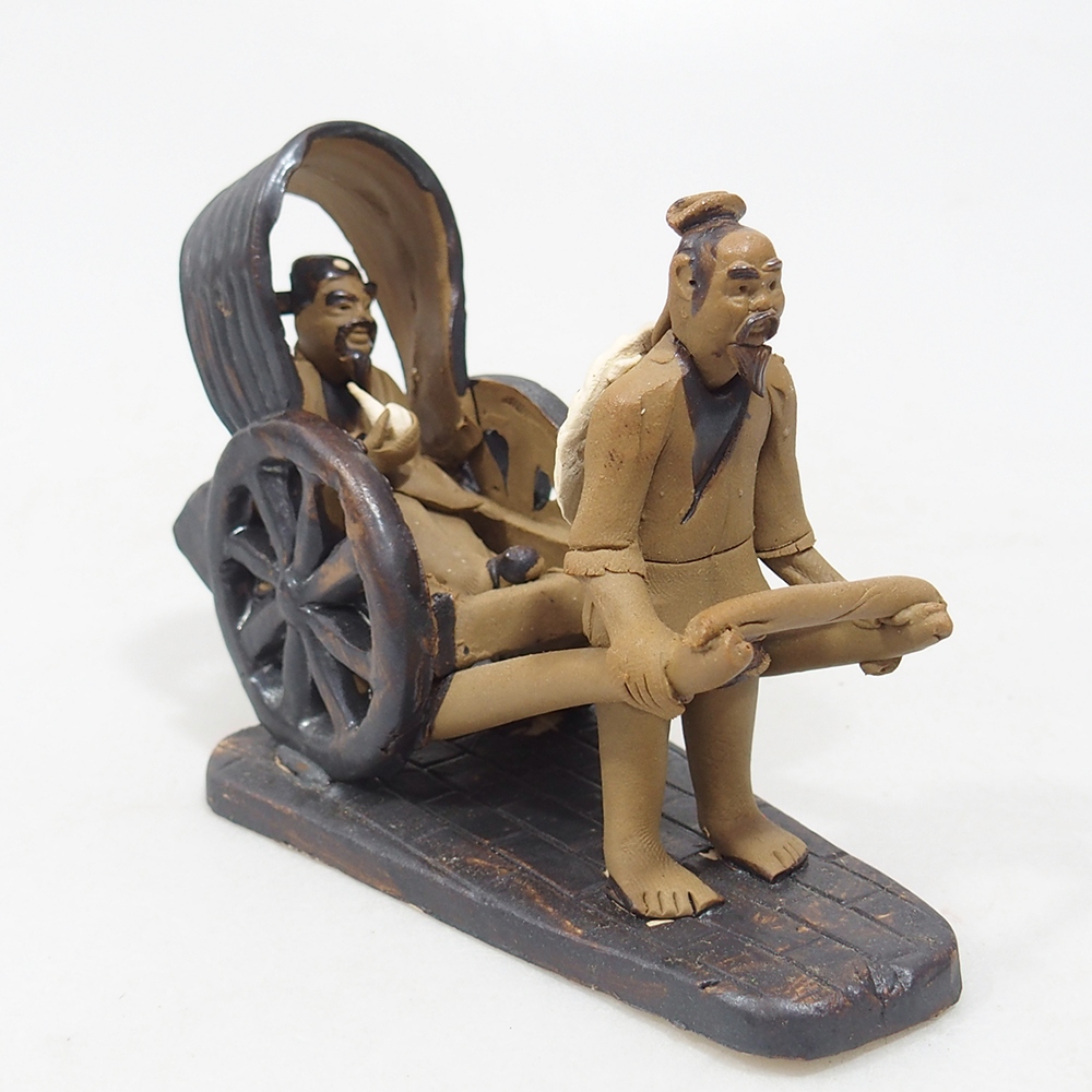 Figurita de cerámica - carruaje