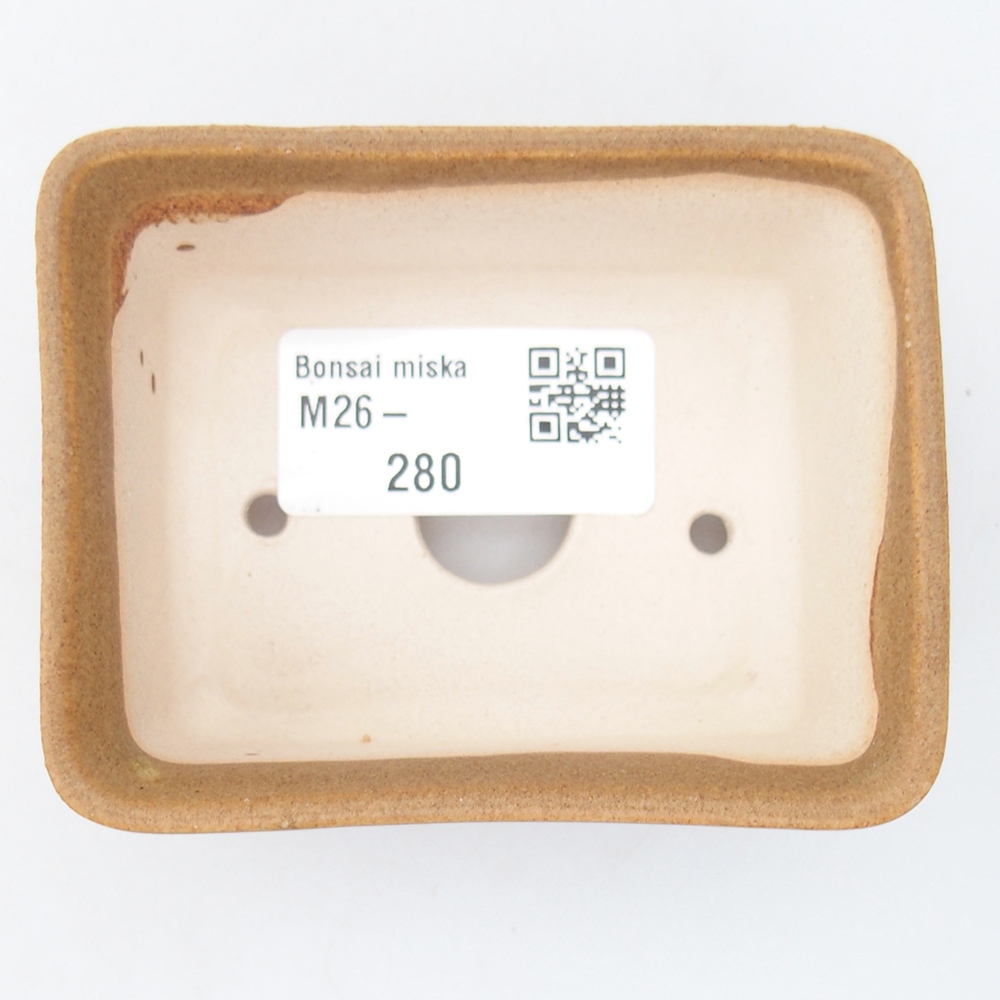 Cuenco mini bonsái 8 x 6,5 x 3,5 cm, marrón