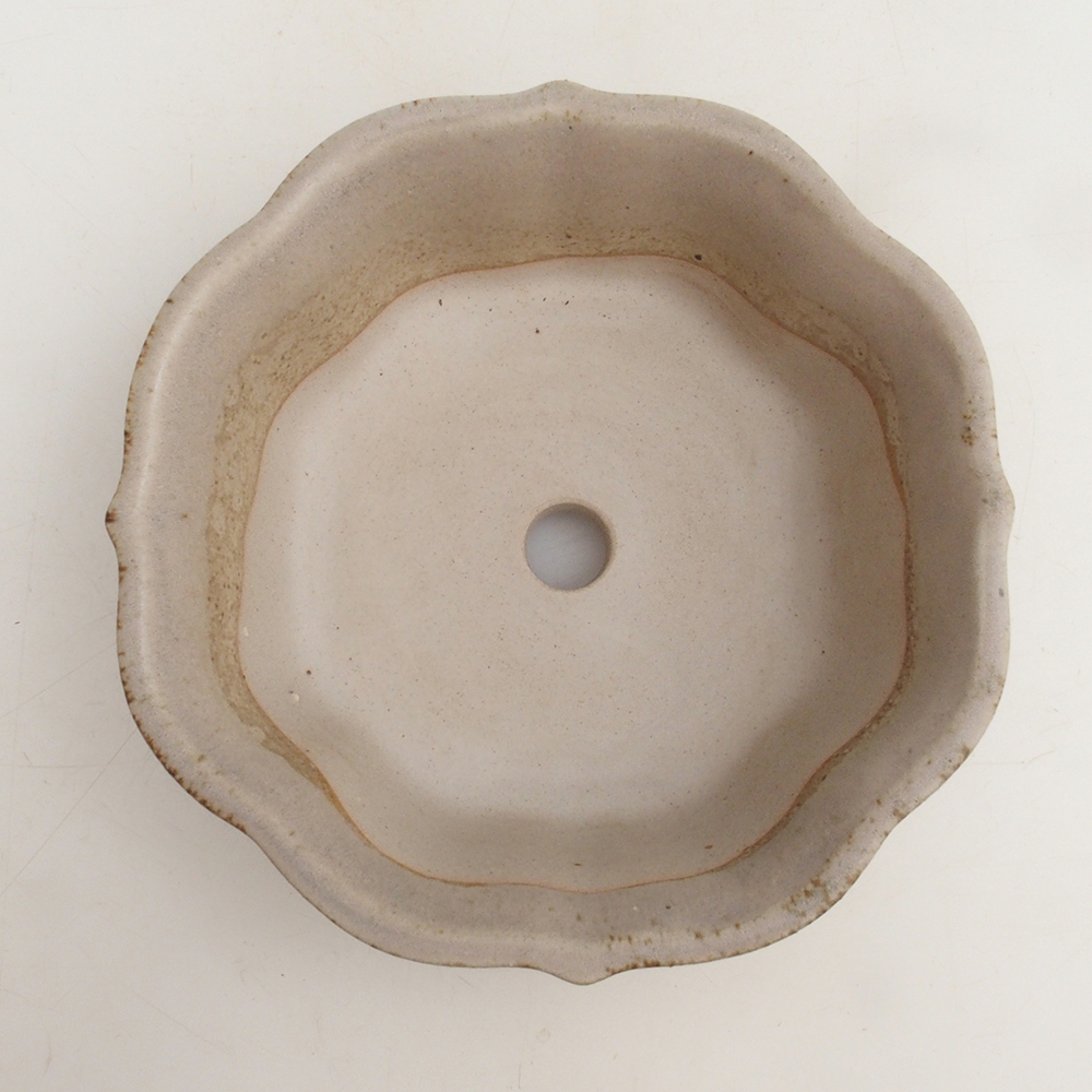 Cuenco bonsái H06 - 14,5 x 14,5 x 5 cm - beige