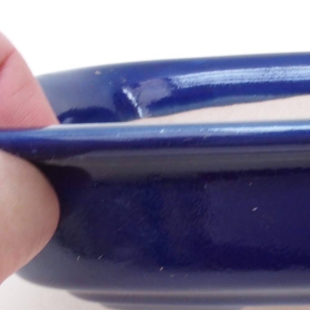 Cuenco bonsái H02 - 19 x 13 x 5 cm - azul