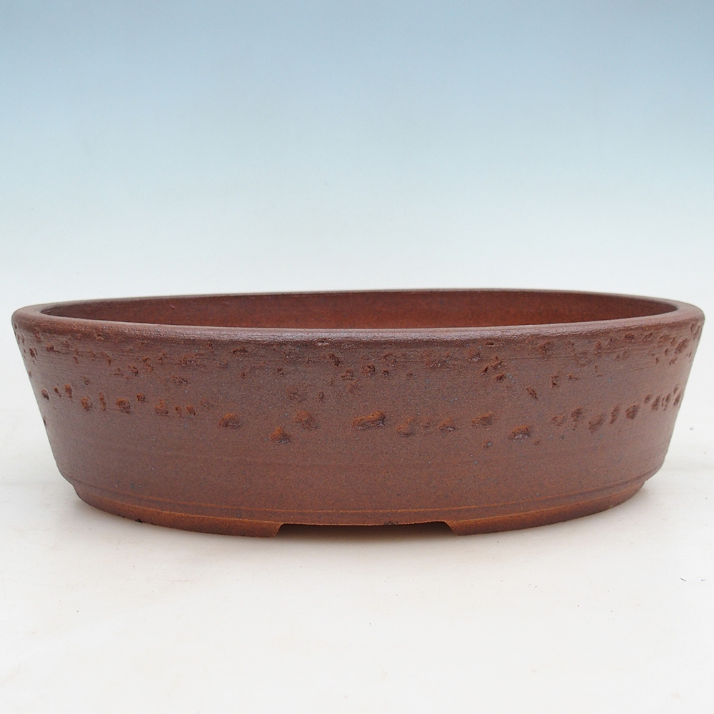 Cuenco bonsái 33 x 26 x 9 cm , color marrón