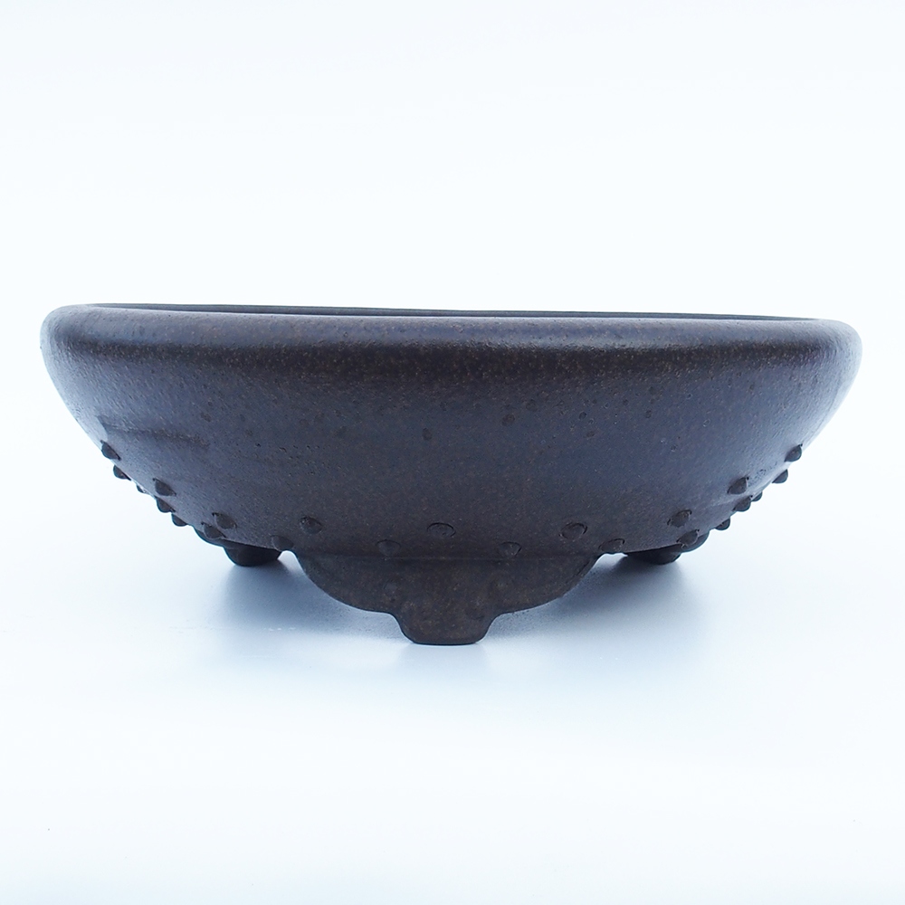 Cuenco 29 x 29 x 9,5 cm marrón ocre