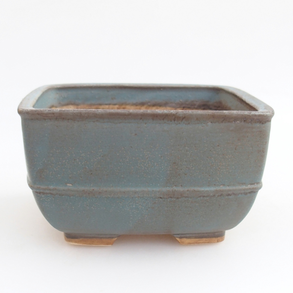 Cuenco bonsái de cerámica 10,5 x 10,5 x 7 cm, rosa