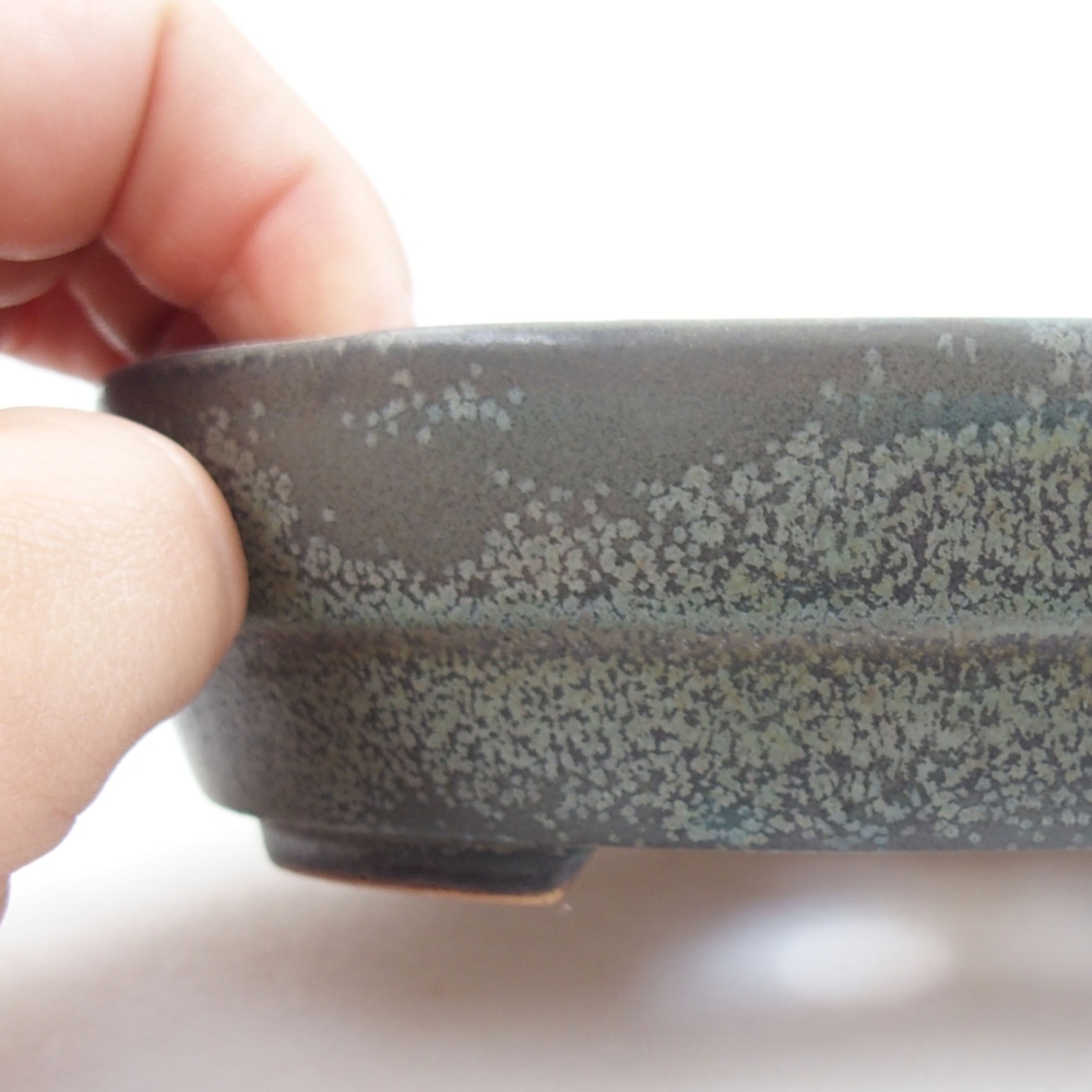 Cuenco bonsái de cerámica 22 x 17 x 5 cm, verde