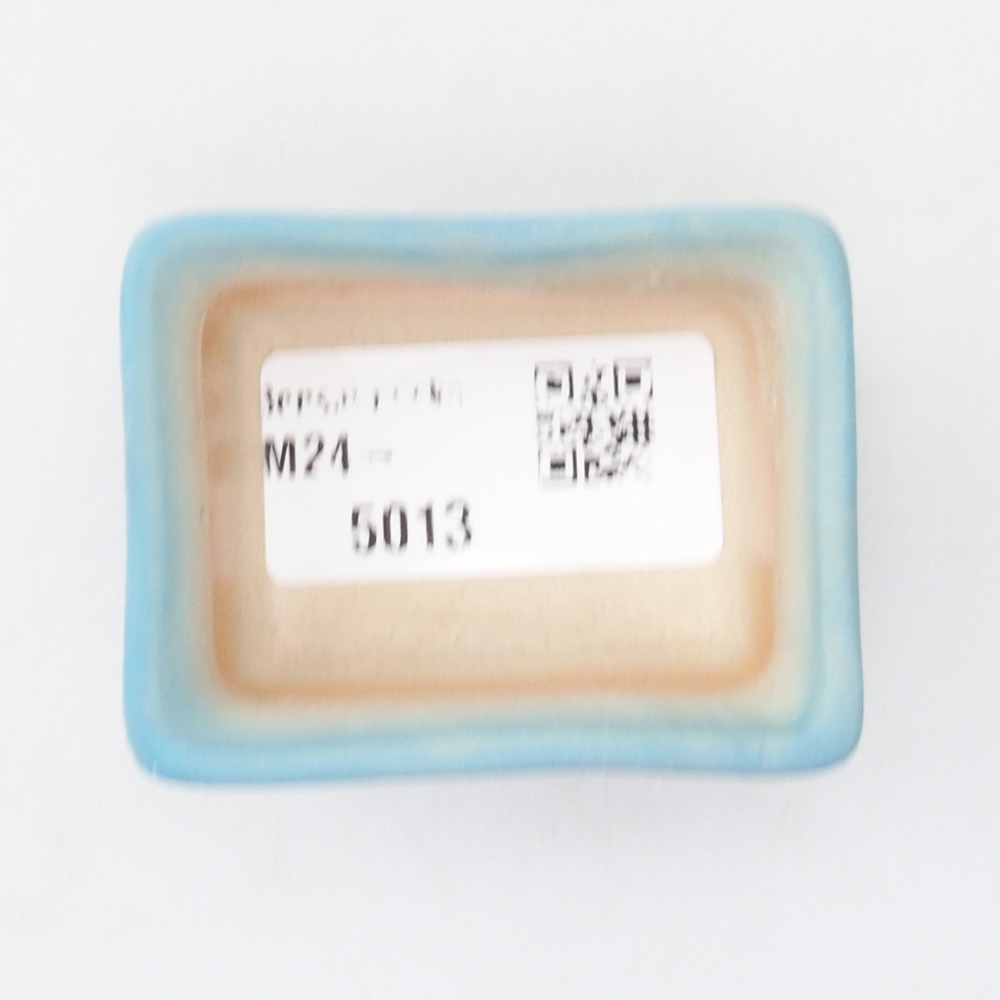 Cuenco mini bonsái 5,5 x 4 x 2,5 cm, color azul