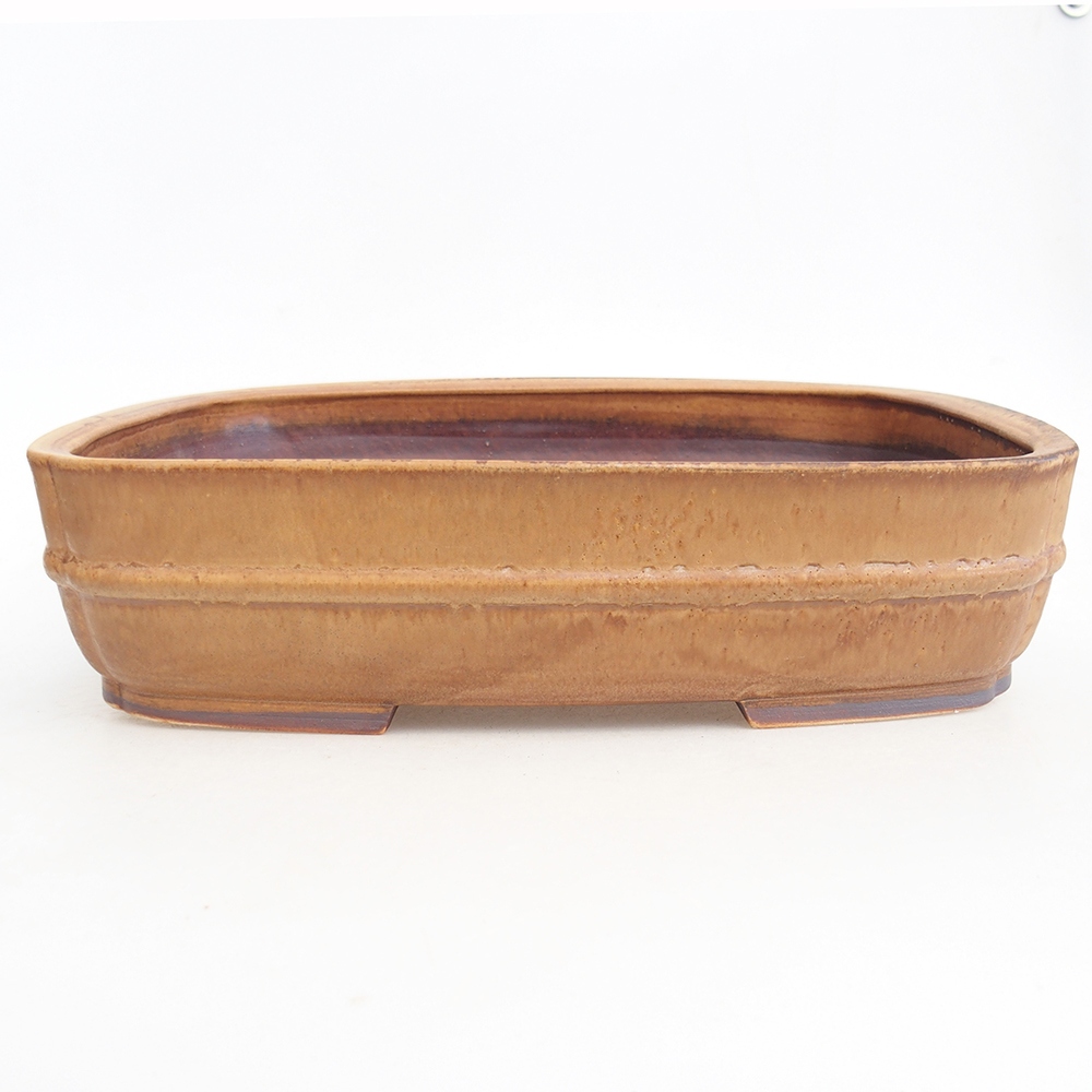 Cuenco bonsái de cerámica 29,5 x 24 x 7 cm, rosa