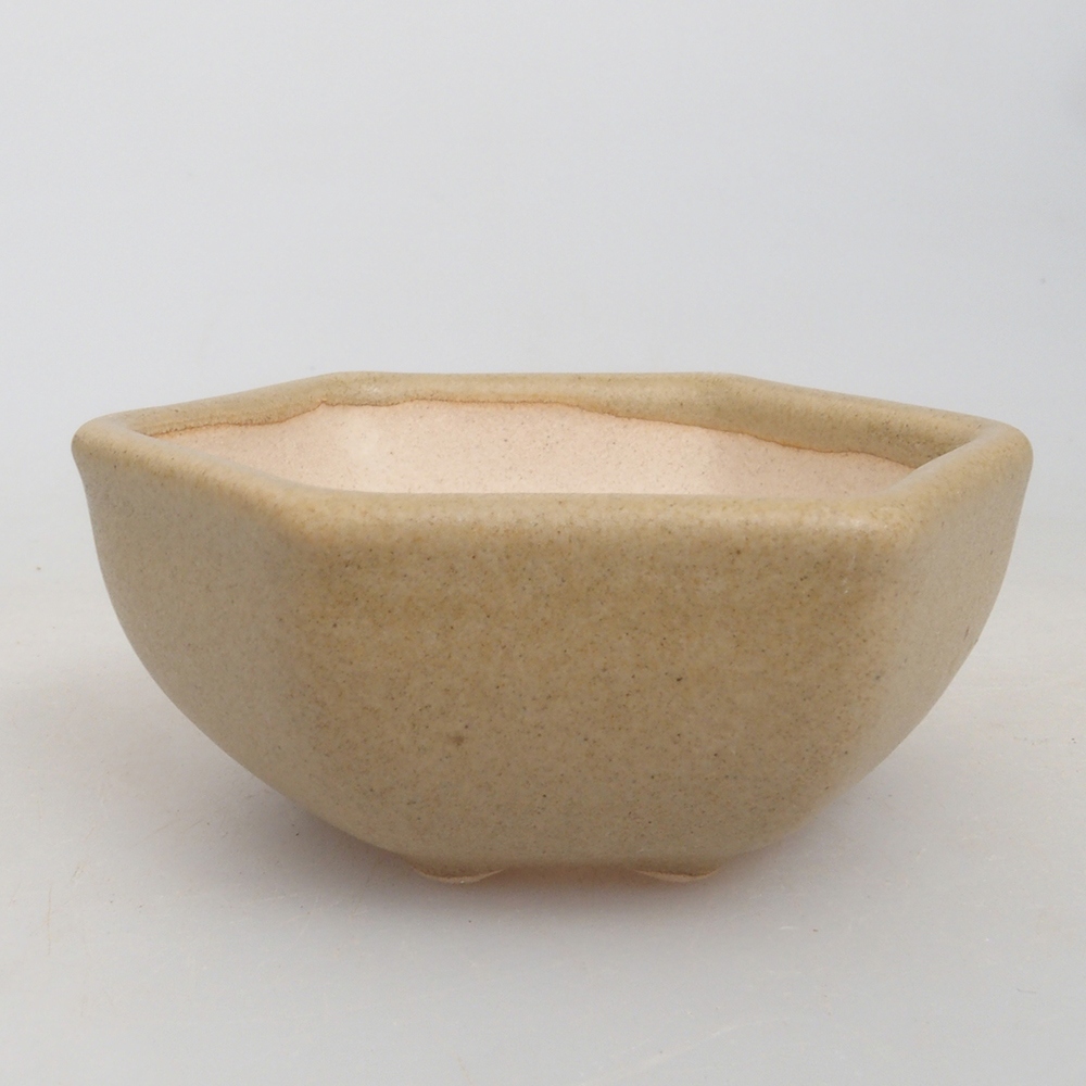 Cuenco mini bonsái 6,5 x 6 x 2,5 cm, marrón