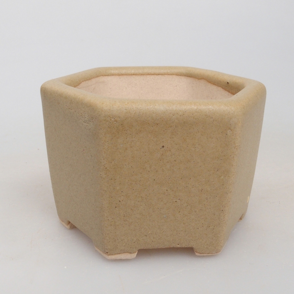 Cuenco mini bonsái 6,5 x 6 x 4 cm, marrón