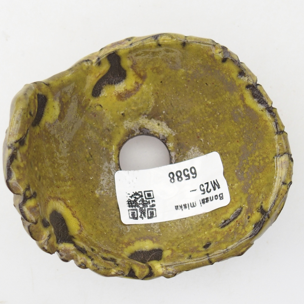 Concha de cerámica 8,5 x 8 x 6 cm , amarillo