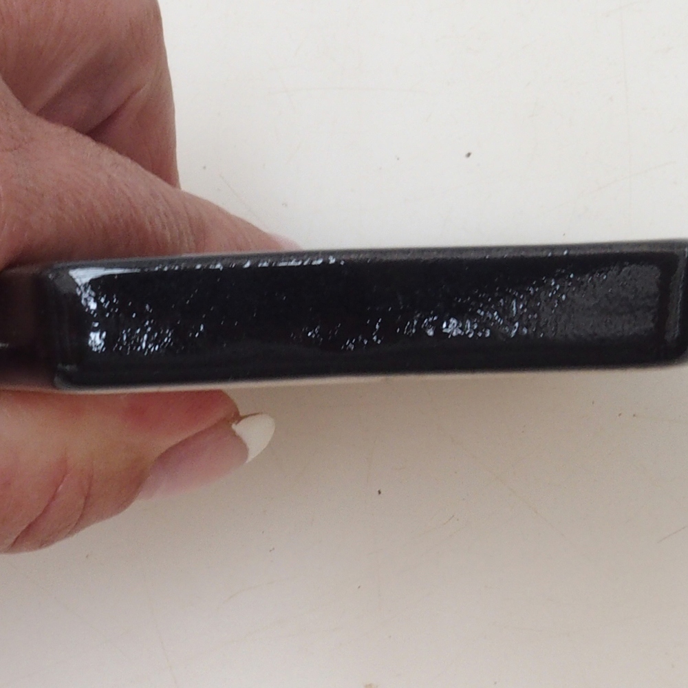 Platillo hexagonal bonsái D3 - 11 x 9,5 x 1 cm - negro