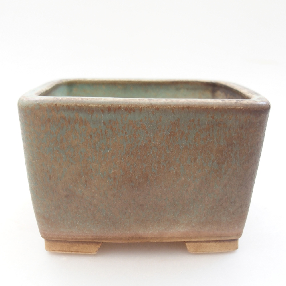 Cuenco bonsái de cerámica 11 x 11 x 7 cm, verde