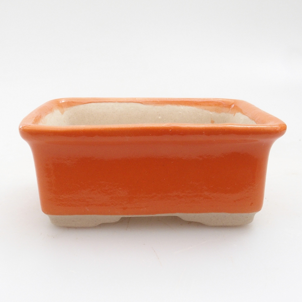 Mini cuenco bonsái 8 x 6 x 3,5 cm, naranja