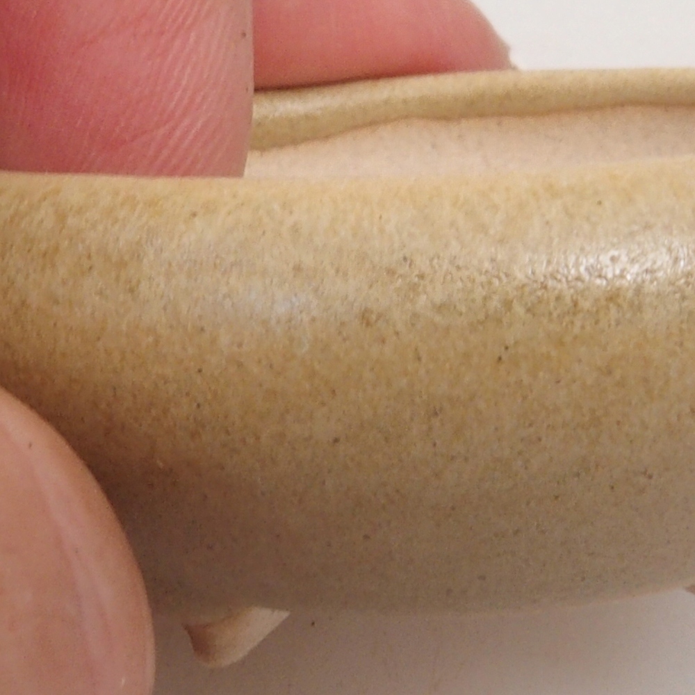 Mini cuenco bonsái 5 x 5 x 2 cm, marrón