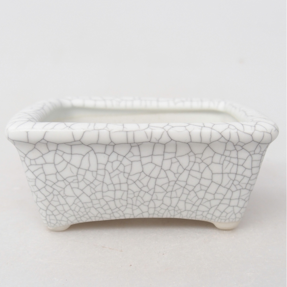 Mini cuenco bonsái 8 x 6,5 x 3,5 cm, color raku