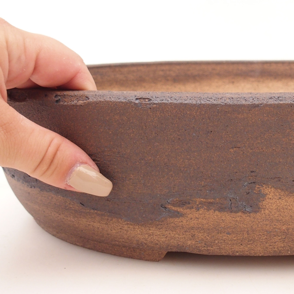 Cuenco bonsái 33 x 25,5 x 8,5 cm , color marrón