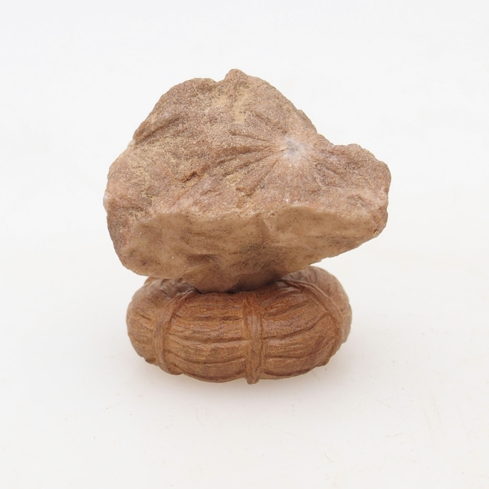 Suiseki - Piedra con DAI (base de madera)