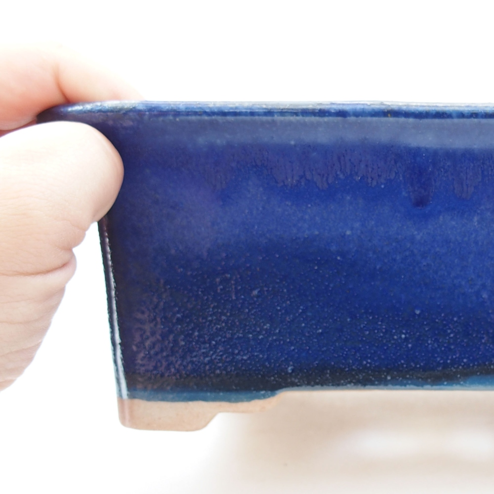 Cuenco bonsái de cerámica 22 x 17 x 5 cm, verde